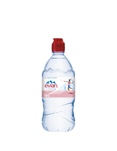 EVIAN 75CL BOUCHON SPORT